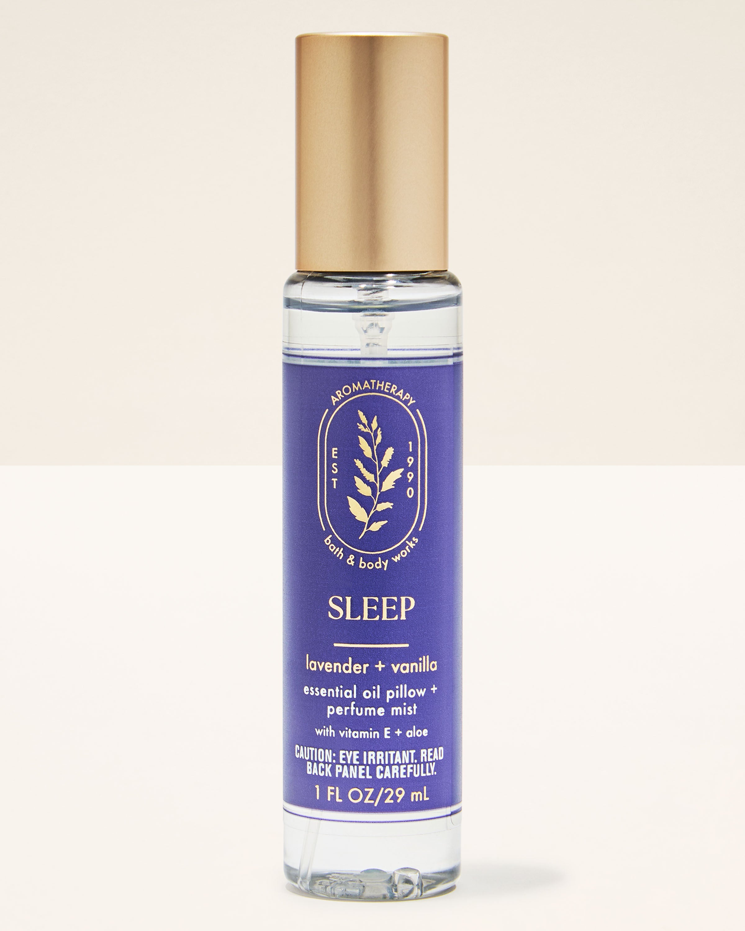 Travel Size Essential Oil Mist Lavender Vanilla 1 fl oz / 29 ml