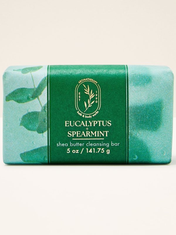 Shea Butter Cleansing Bar  Eucalyptus Spearmint 5 oz / 141.75 g