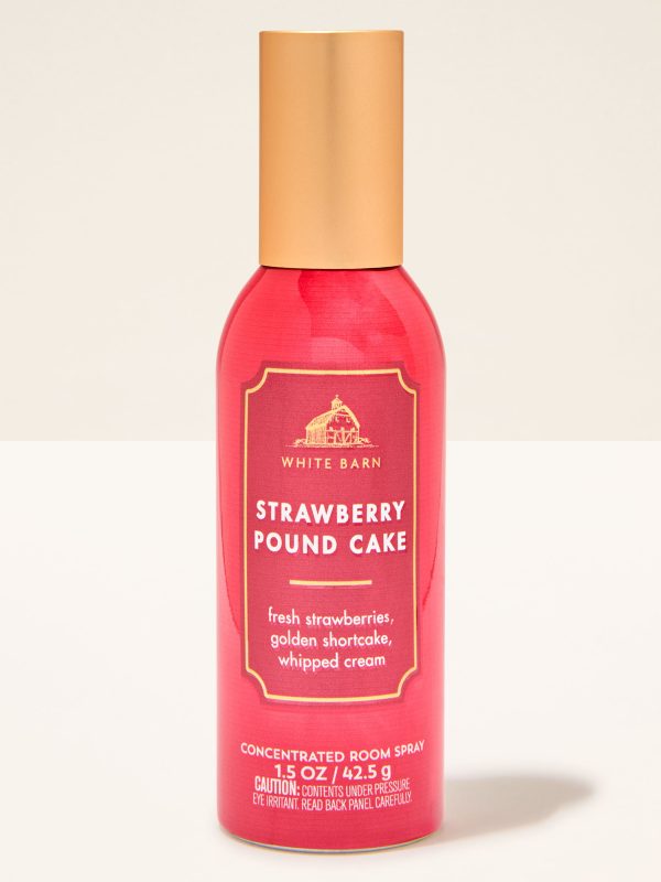 Concentrated Room Spray  Strawberry Pound Cake 1.5 oz / 42.5 g