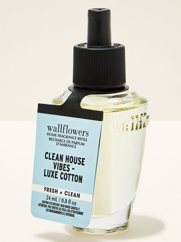 Wallflowers Fragrance Refill  Clean House Vibes - Luxe Cotton 0.8 fl oz / 24 mL
