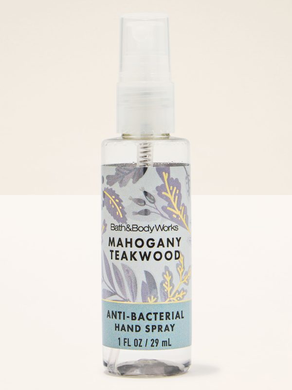 Hand Sanitizer Spray  Mahogany Teakwood 1 fl oz / 29 mL