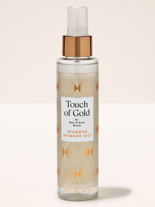 Diamond Shimmer Mist  Touch of Gold 4.9 fl oz / 145 ml