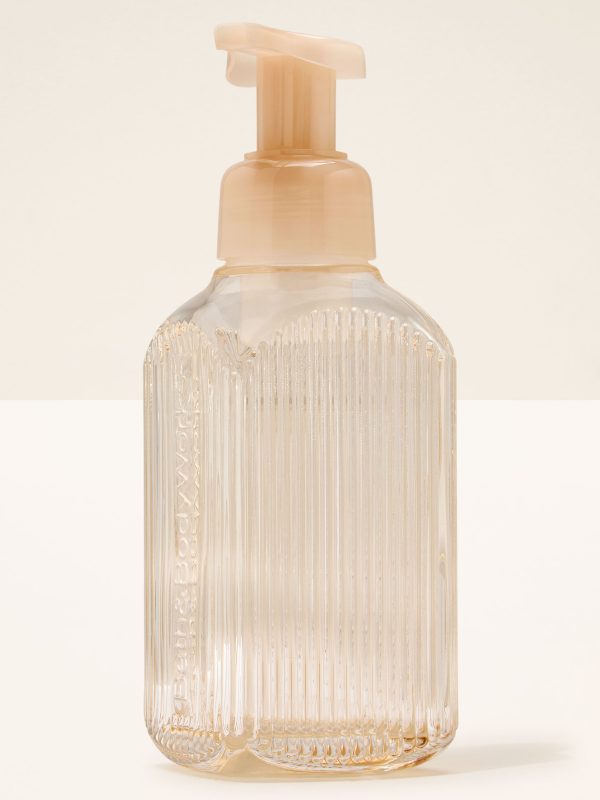 Gentle & Clean Foaming Hand Soap Dispenser Cream Vertical Lines