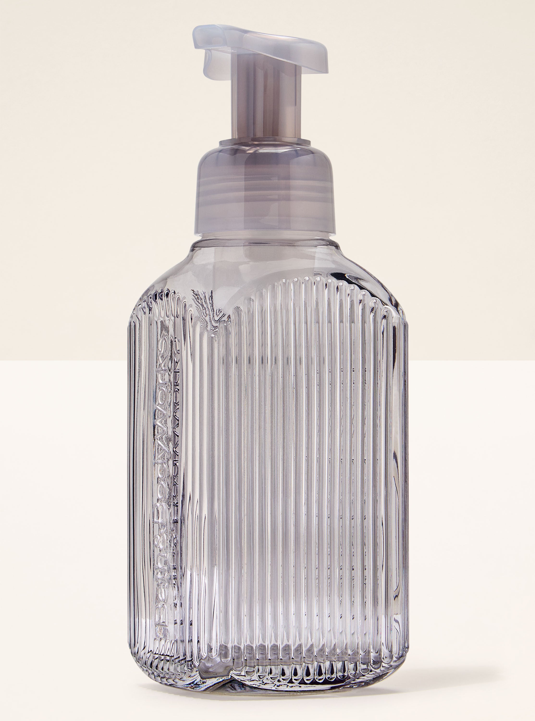 Gentle & Clean Foaming Hand Soap Dispenser Charcoal Vertical Lines