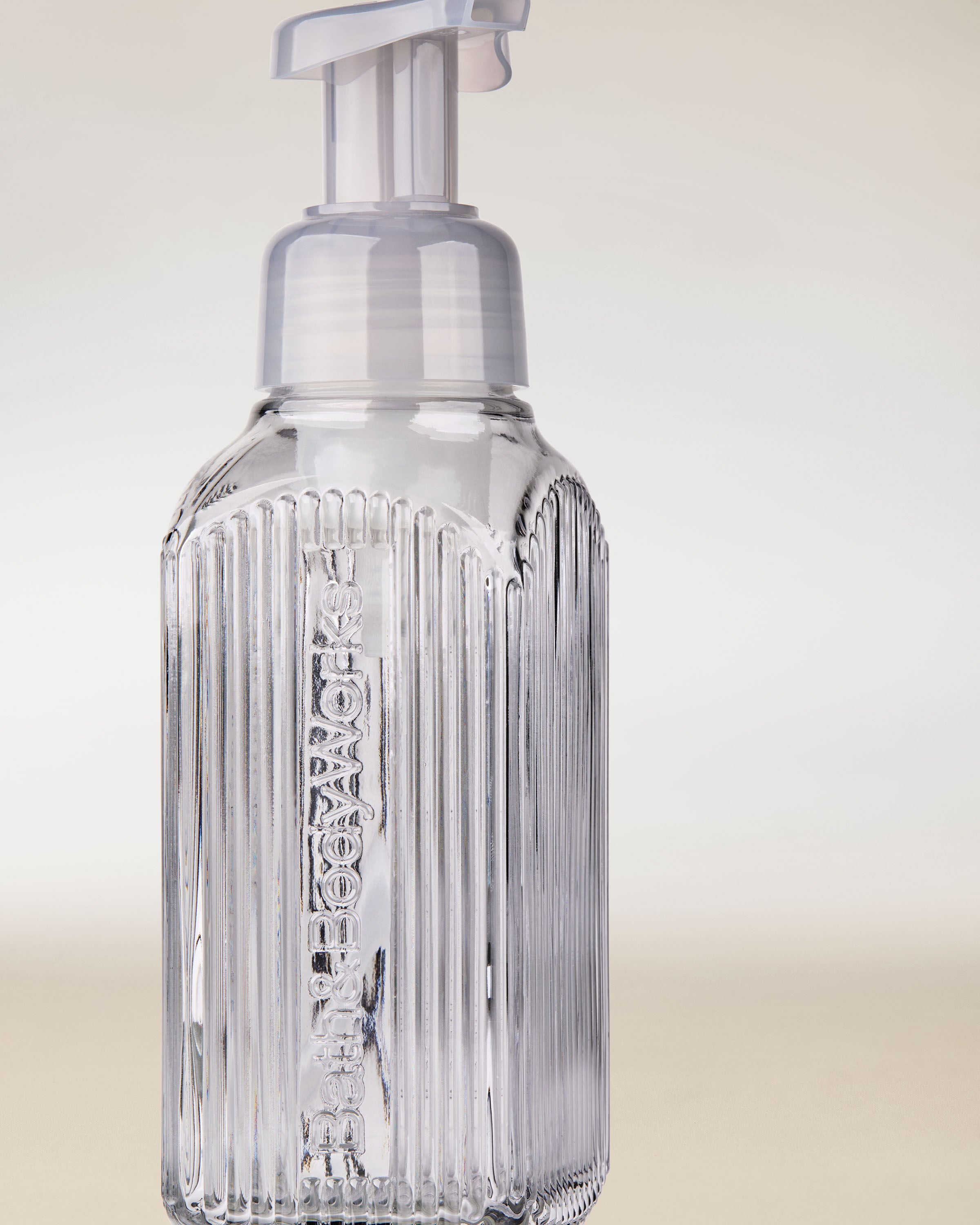 Gentle & Clean Foaming Hand Soap Dispenser Charcoal Vertical Lines - Image 2