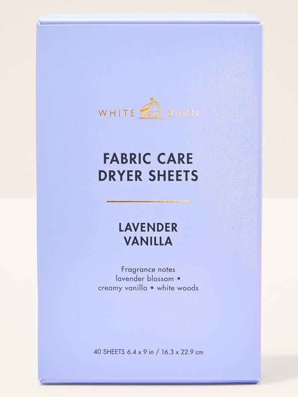 Dryer Sheets Lavender Vanilla 40 sheets