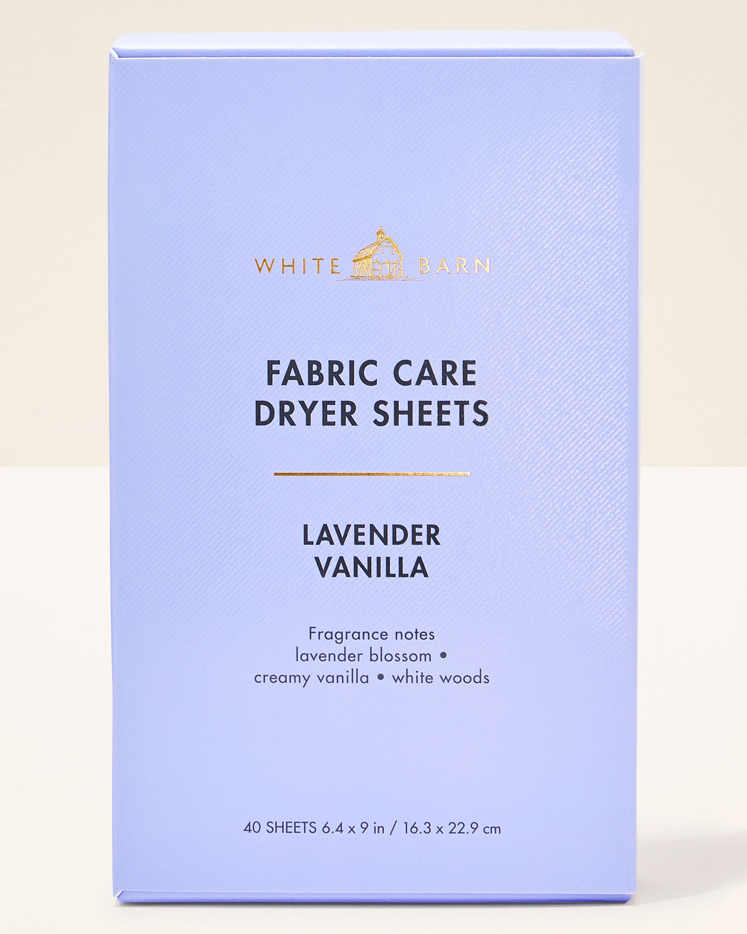 Dryer Sheets Lavender Vanilla 40 sheets