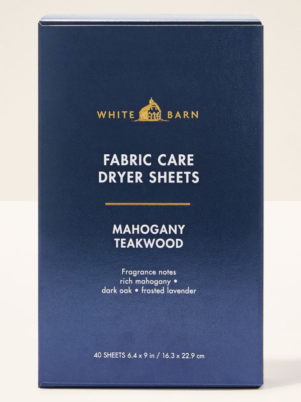 Dryer Sheets Mahogany Teakwood 40 sheets