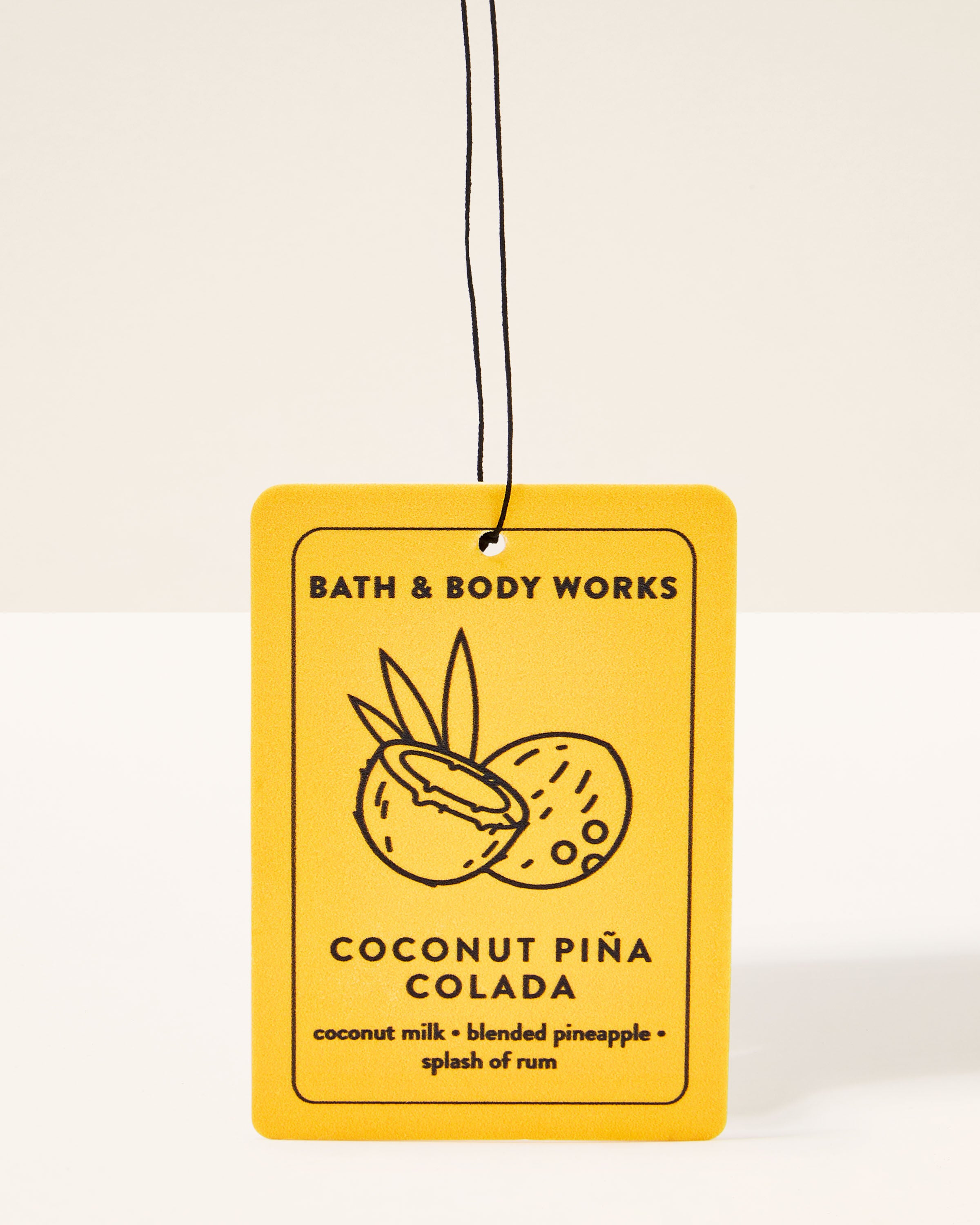 Hanging Fragrance Diffuser Coconut Piña Colada 2.5 g