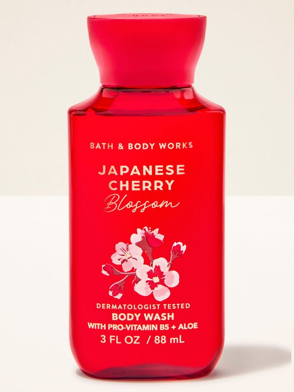 Travel Size Body Wash  Japanese Cherry Blossom 3 fl oz / 88 ml