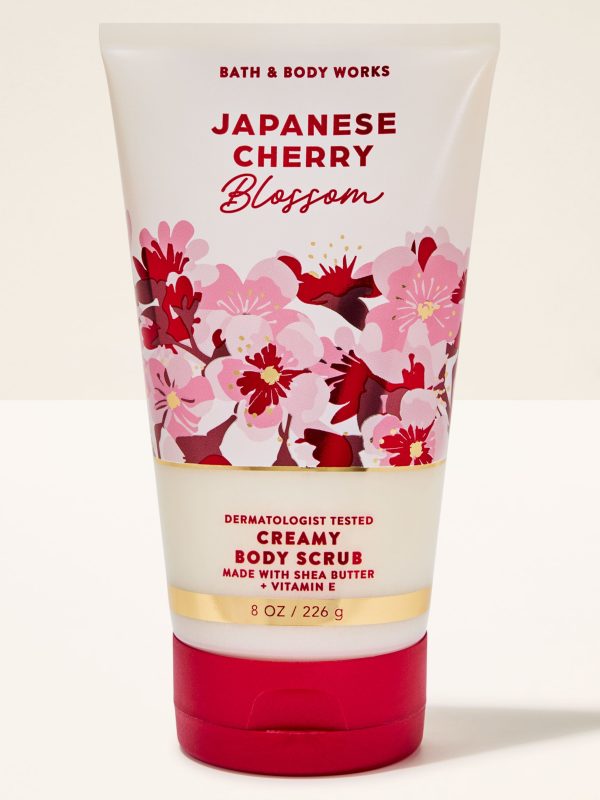 Creamy Body Scrub  Japanese Cherry Blossom 8 oz / 226 g