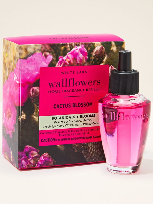 Wallflowers Refills 2-Pack  Cactus Blossom 2 fragrance bulbs 0.8 fl oz / 24 ml per bulb total net 1.6 fl oz / 48 ml
