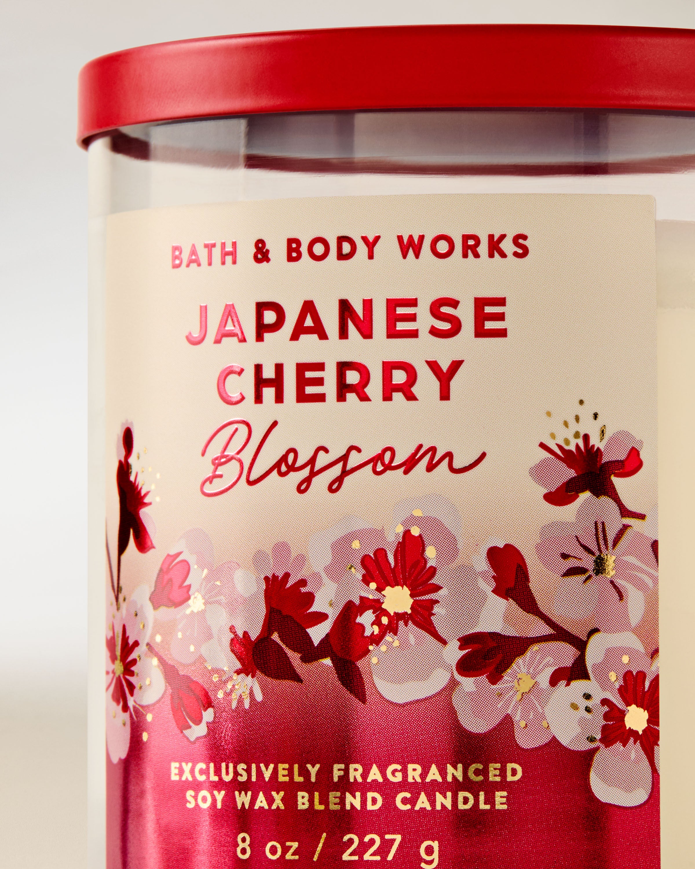 Single Wick Candle Japanese Cherry Blossom 8 oz / 227 g - Image 2