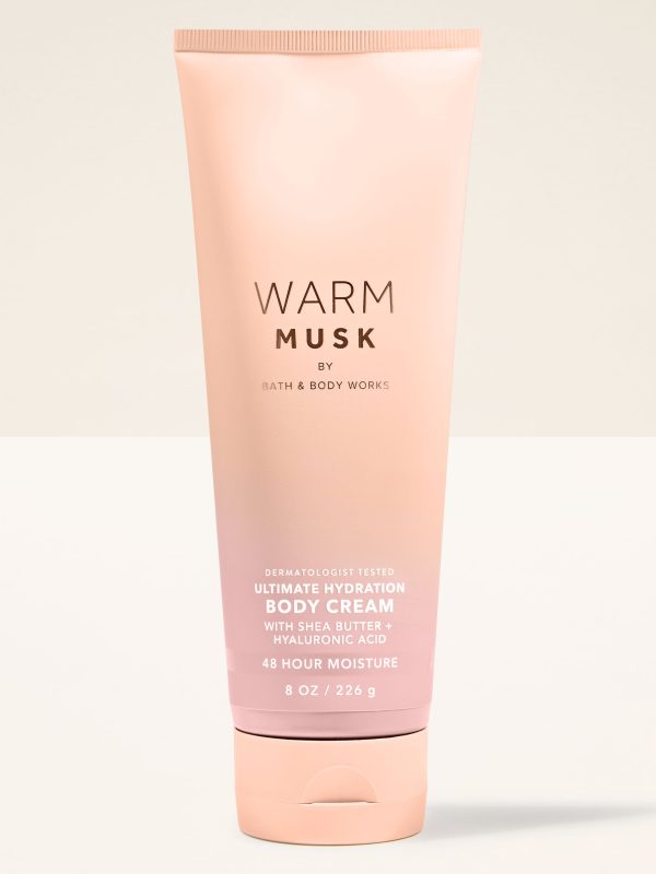 Ultimate Hydration Body Cream  Warm Musk 8 oz / 226 g
