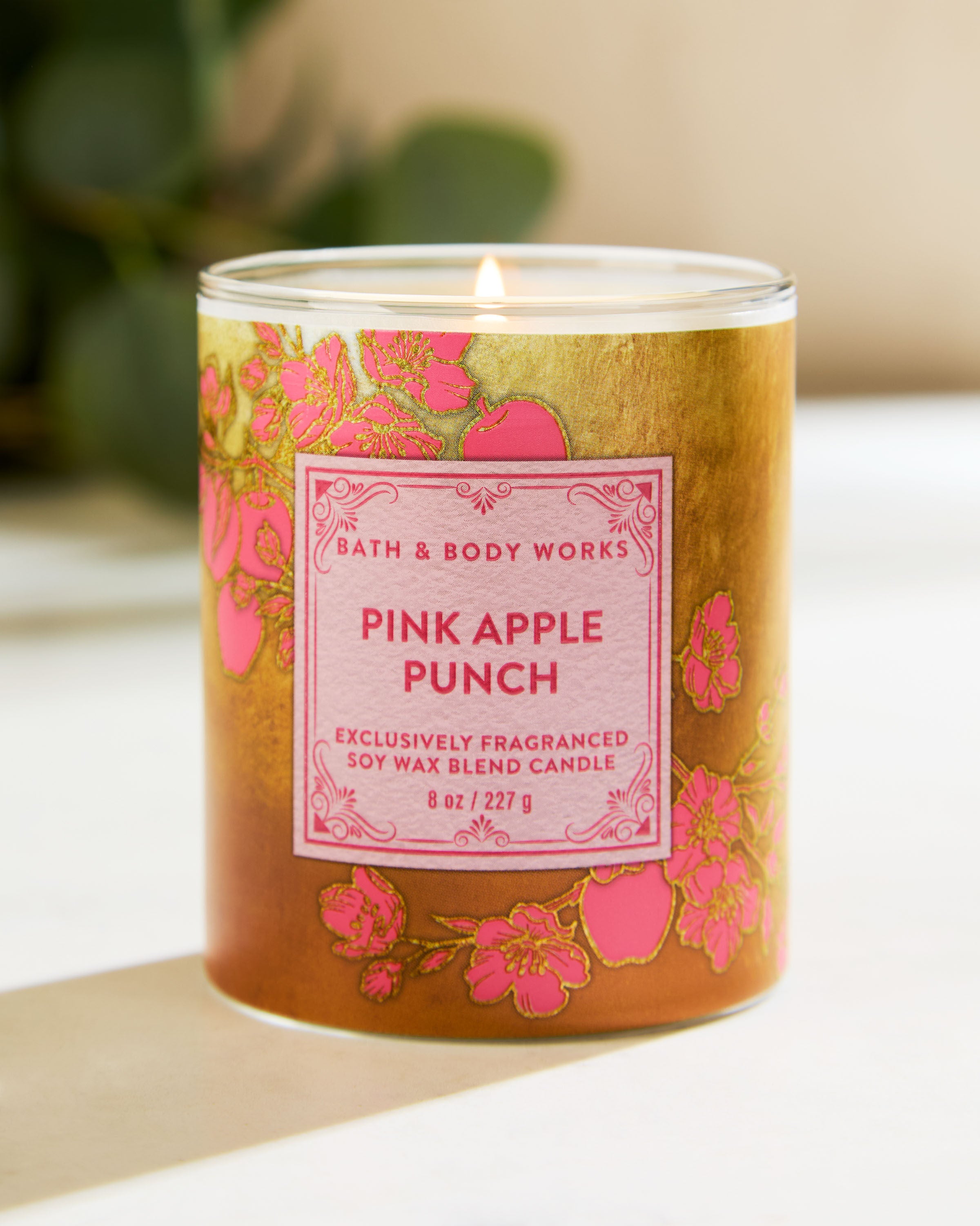Single Wick Candle Pink Apple Punch 8 oz / 227 g - Image 6