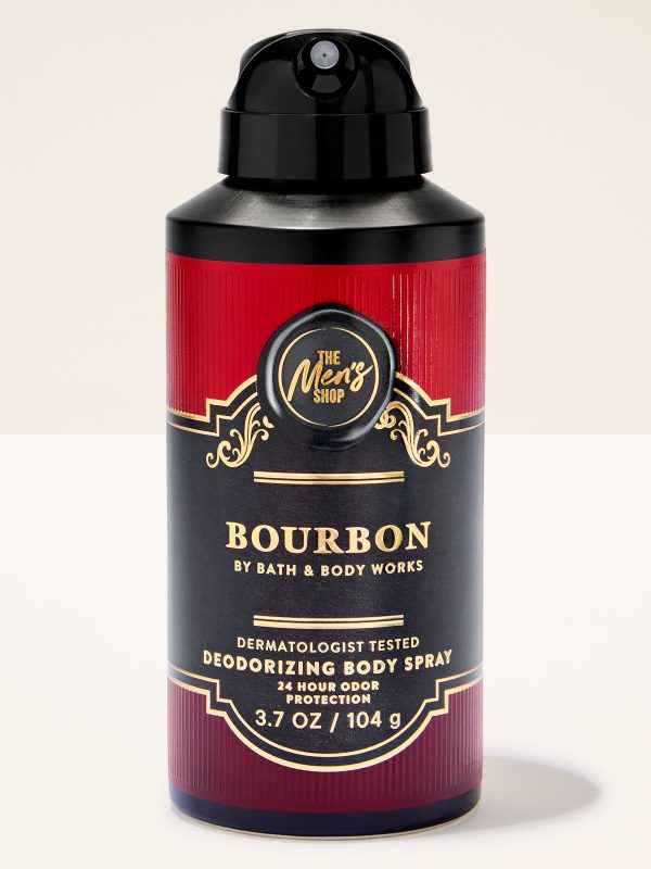 Deodorizing Body Spray  Bourbon 3.7 oz / 104 g
