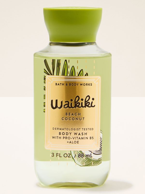 Travel Size Body Wash  Waikiki Beach Coconut 3 fl oz / 88 ml