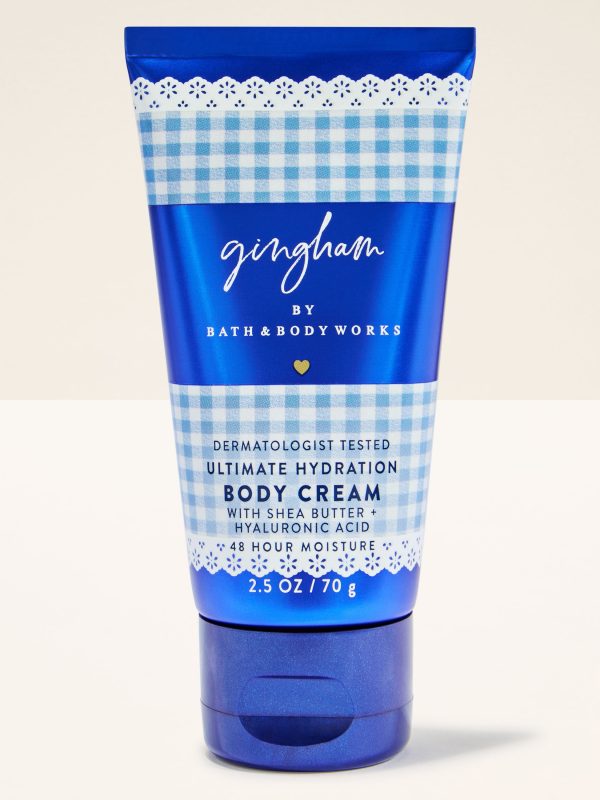 Travel Size Ultimate Hydration Body Cream  Gingham 2.5 oz / 70 g
