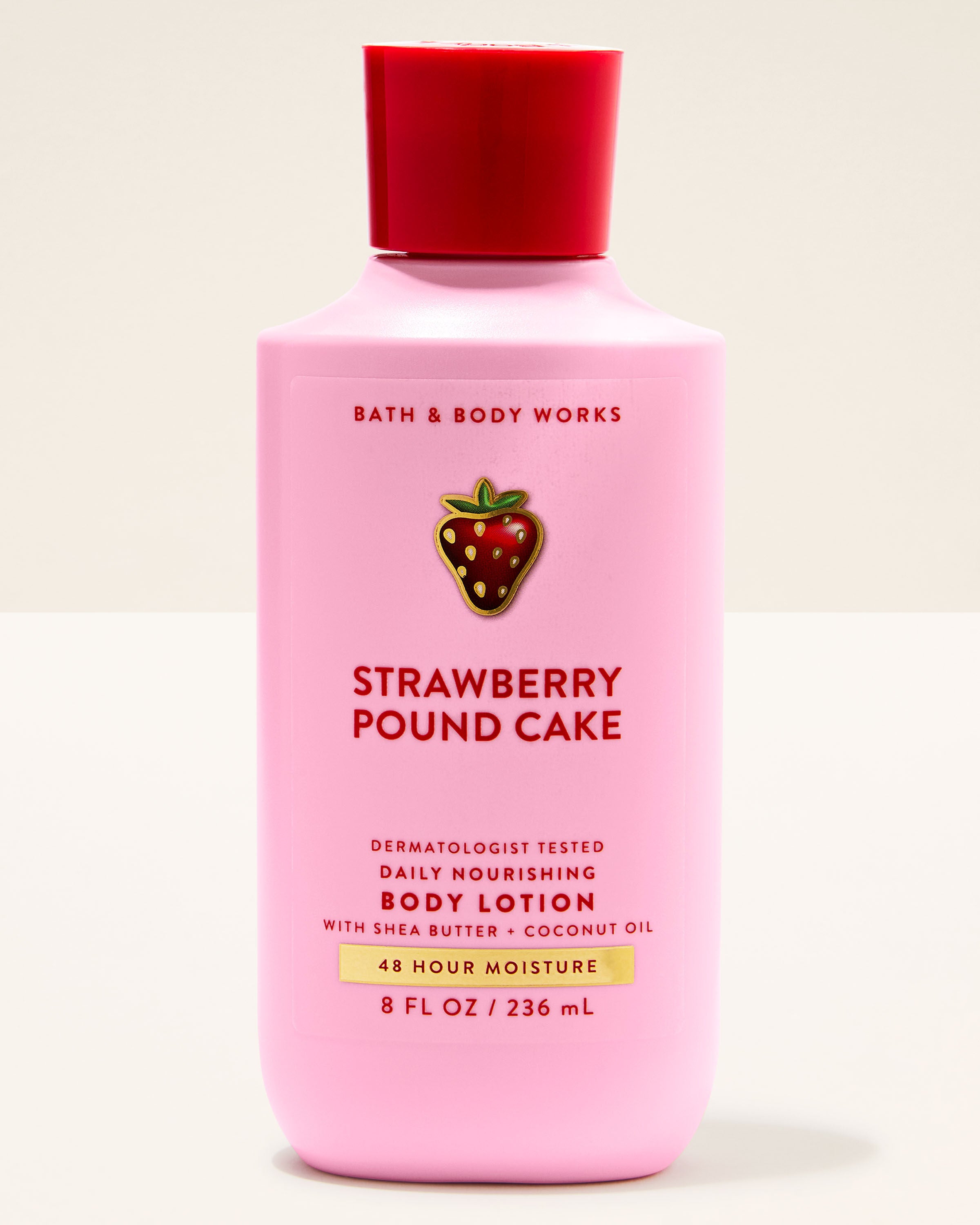 Body Lotion Strawberry Pound Cake 8 fl oz / 236 ml