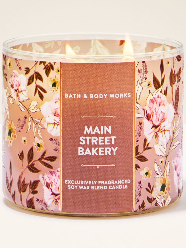 3-Wick Candle  Main Street Bakery 14.5 oz / 411 g