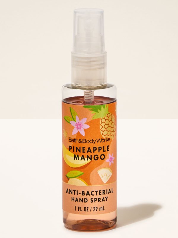 Hand Sanitizer Spray  Pineapple Mango 1 fl oz / 29 ml