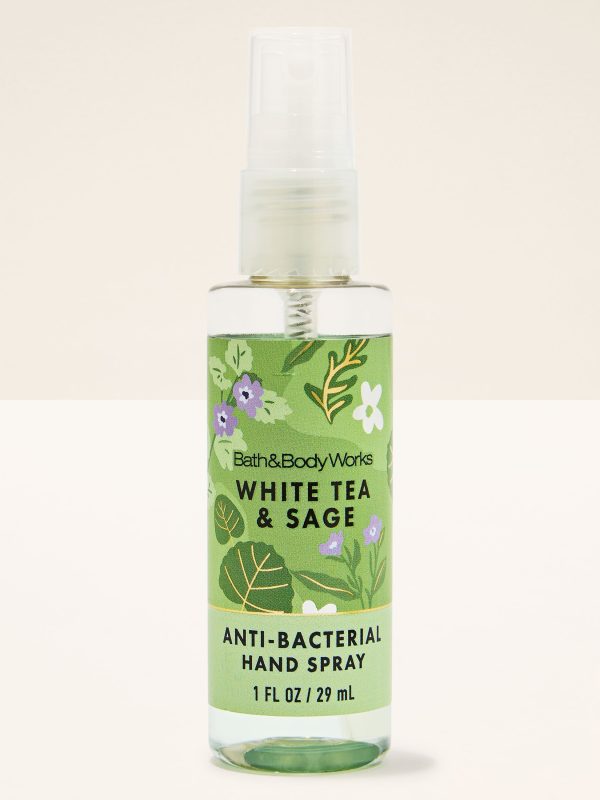 Hand Sanitizer Spray  White Tea & Sage 1 fl oz / 29 ml