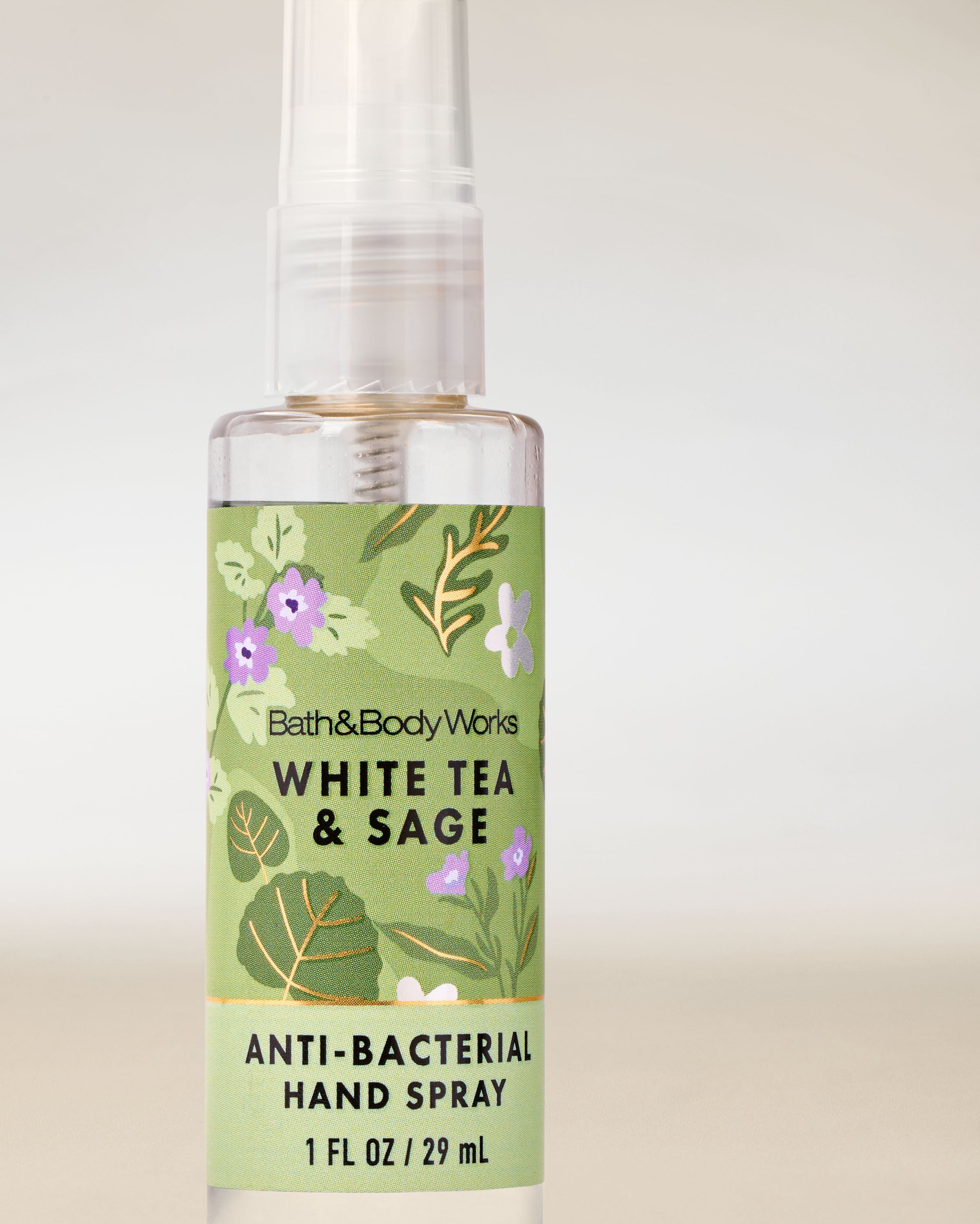 Hand Sanitizer Spray White Tea & Sage 1 fl oz / 29 ml - Image 2