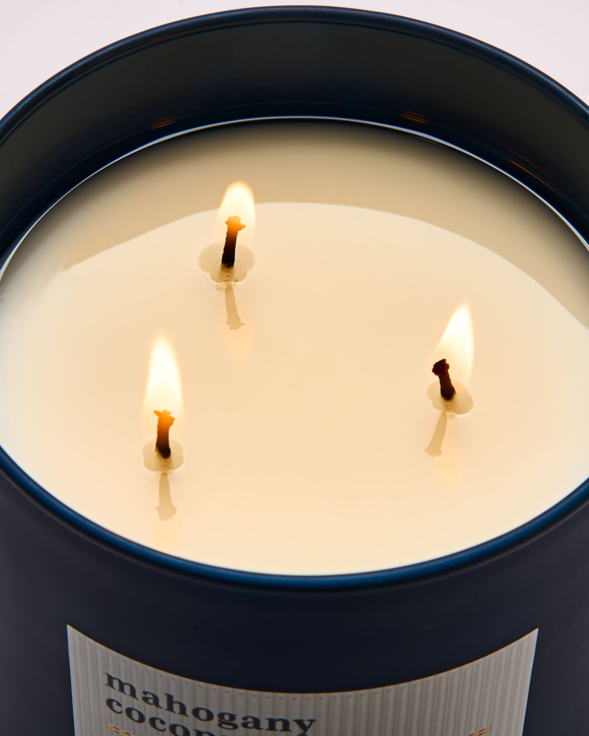3-Wick Candle Mahogany Coconut 14.5 oz / 411 g - Image 5