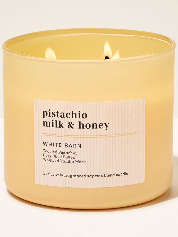 3-Wick Candle Pistachio Milk & Honey 14.5 oz / 411 g