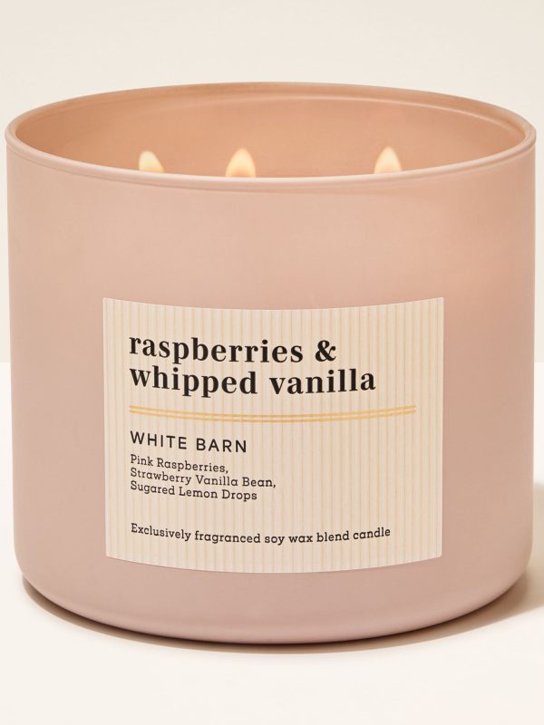 3-Wick Candle Raspberries & Whipped Vanilla 14.5 oz / 411 g