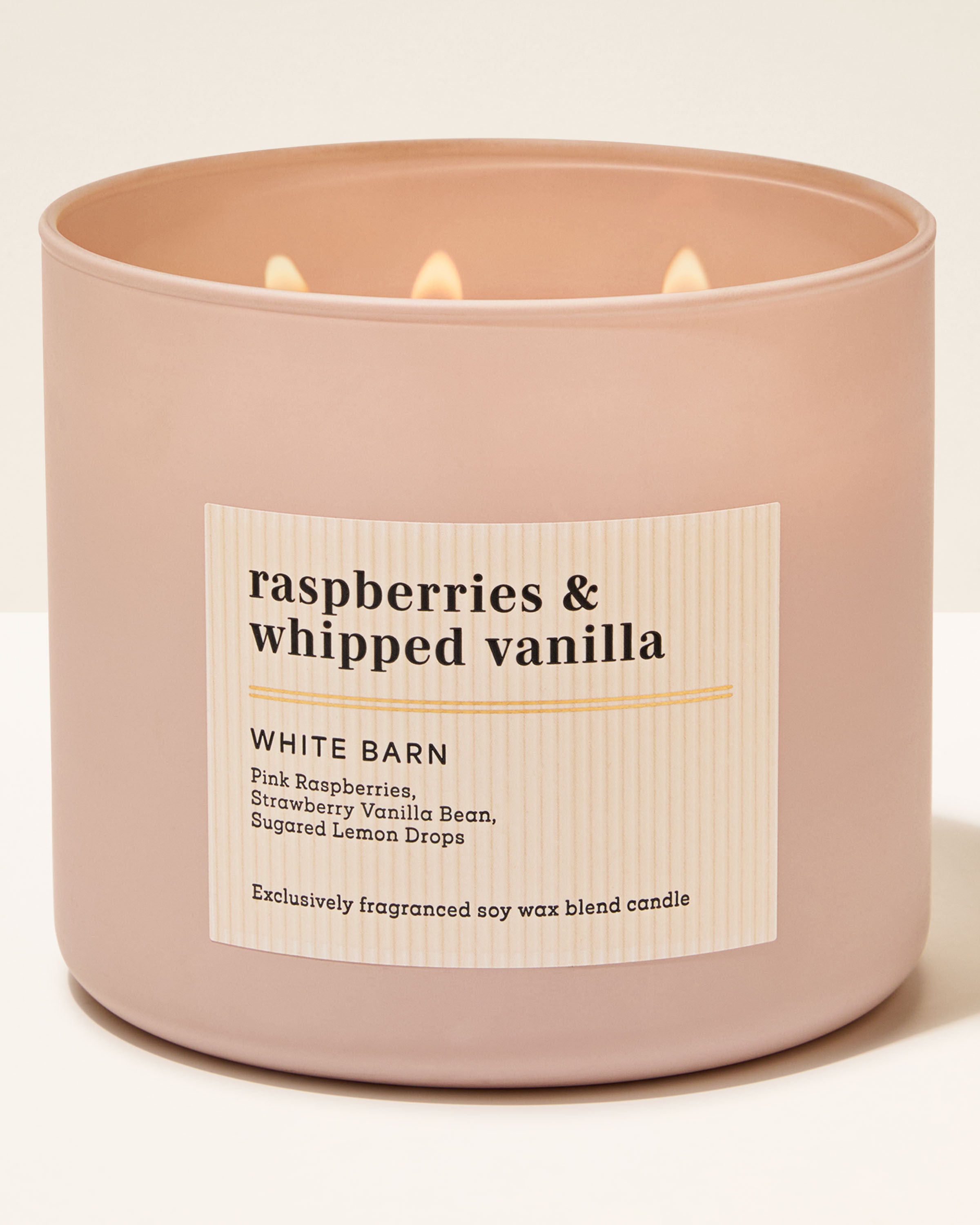 3-Wick Candle Raspberries & Whipped Vanilla 14.5 oz / 411 g