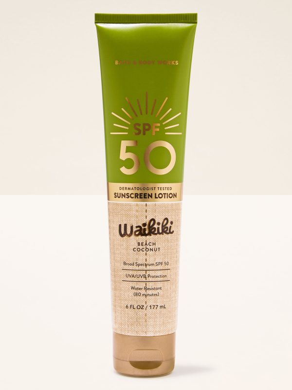 SPF Lotion Waikiki Beach Coconut 6 fl oz / 177 ml