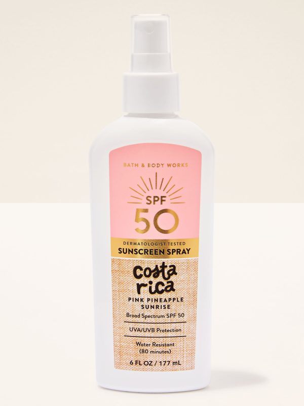 SPF Spray  Pink Pineapple Sunrise 6 fl oz / 177 ml