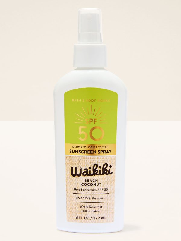SPF Spray  Waikiki Beach Coconut 6 fl oz / 177 ml