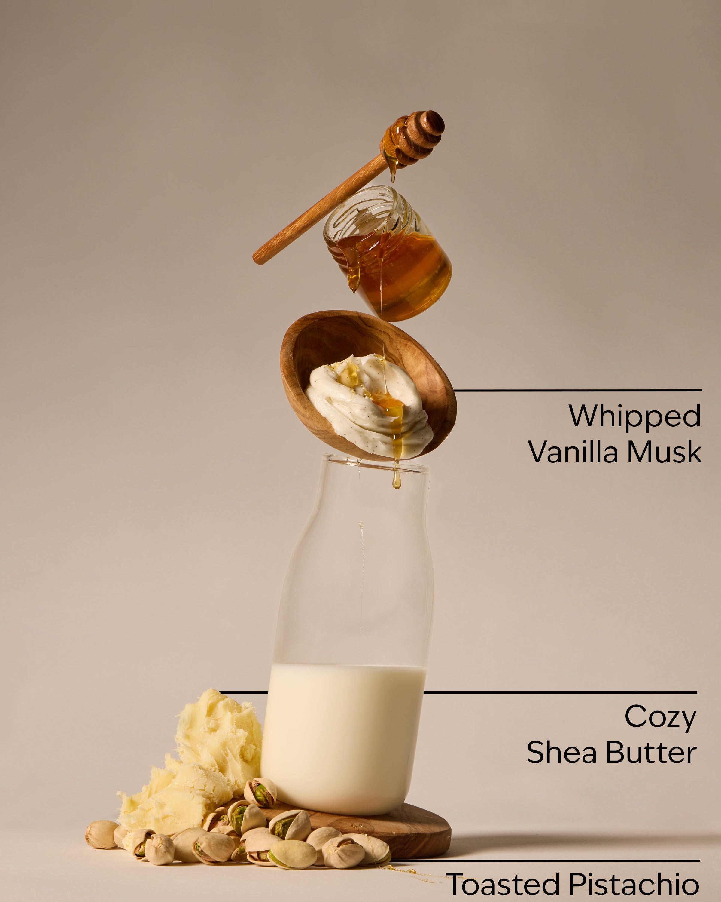 Single Wick Candle Pistachio Milk & Honey 8 oz / 227 g - Image 3