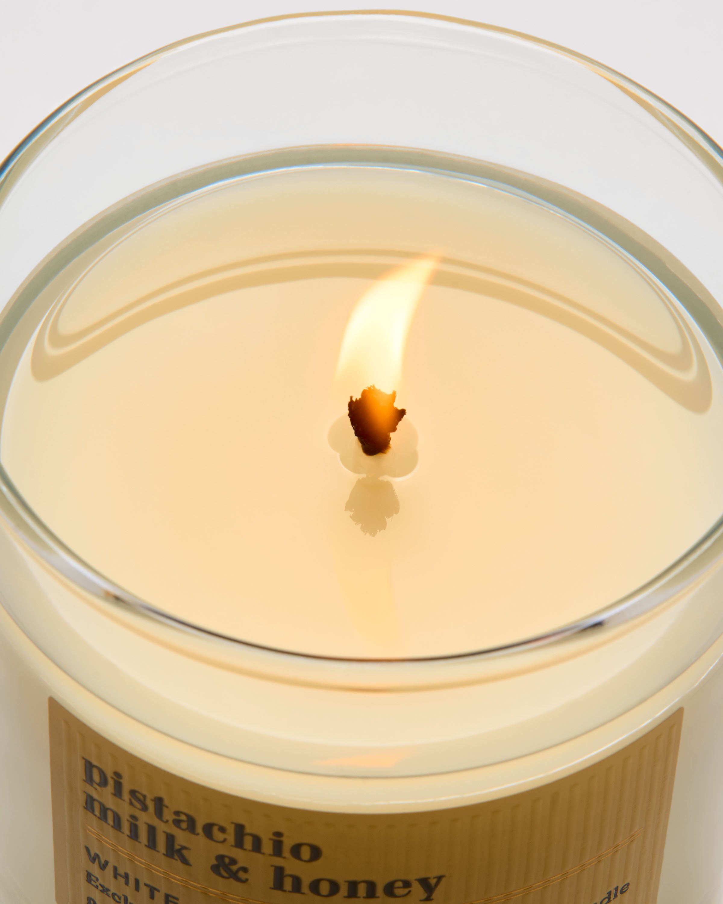 Single Wick Candle Pistachio Milk & Honey 8 oz / 227 g - Image 5