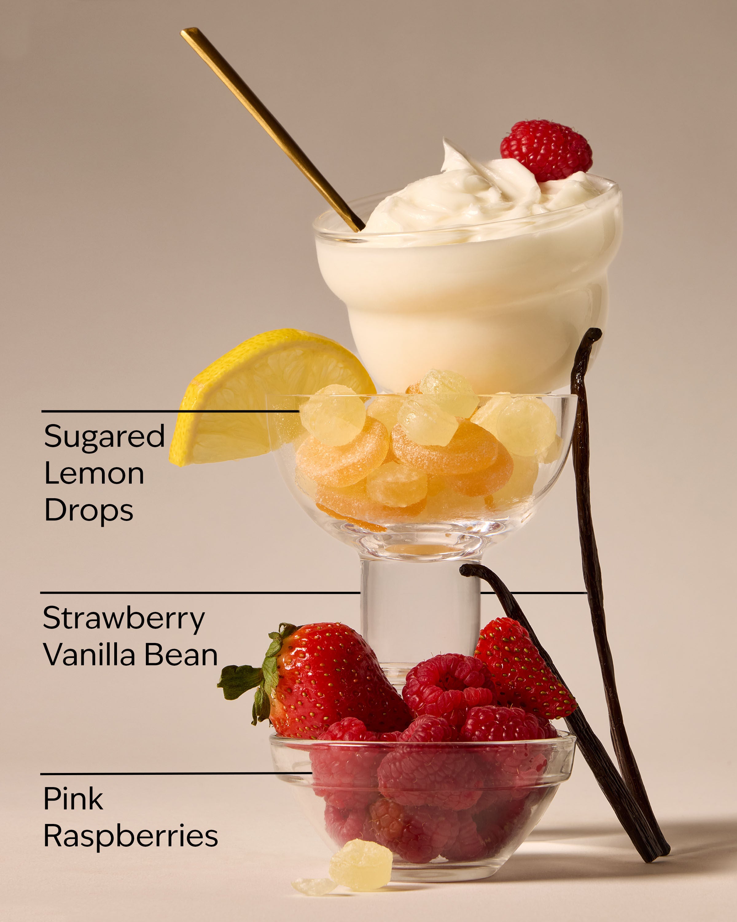 Single Wick Candle Raspberries & Whipped Vanilla 8 oz / 227 g - Image 3