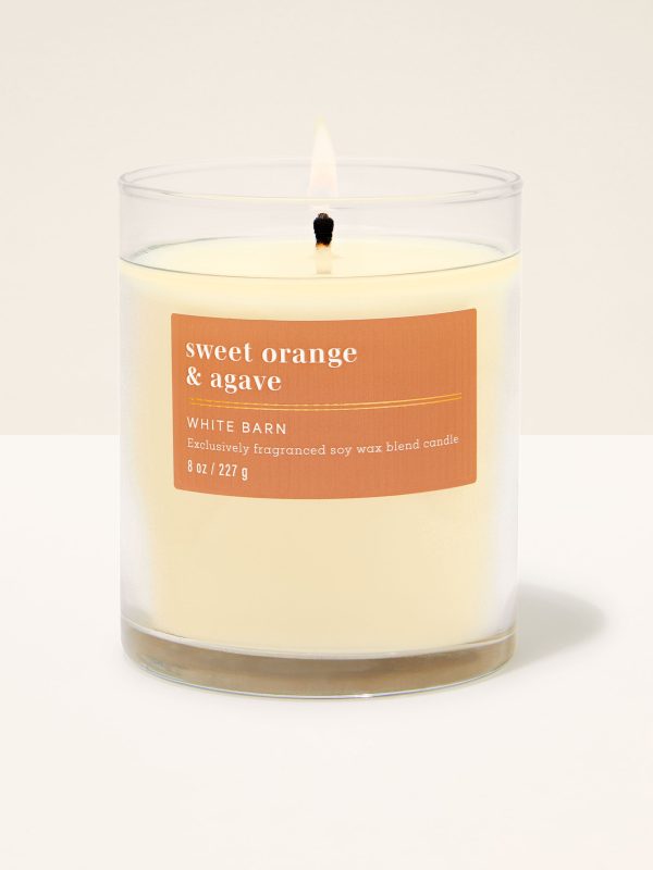 Single Wick Candle  Sweet Orange & Agave 8 oz / 227 g