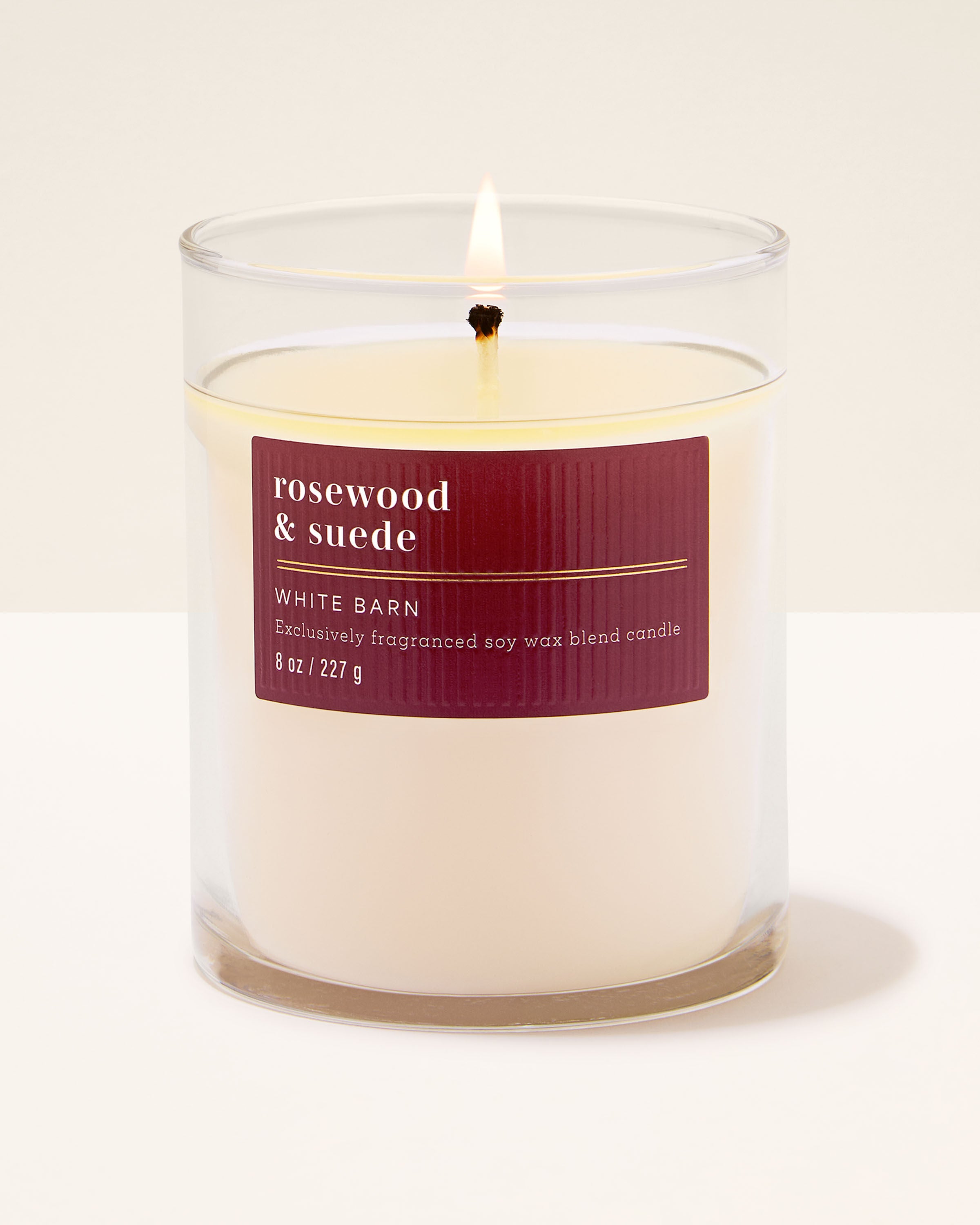 Single Wick Candle Rosewood & Suede 8 oz / 227 g