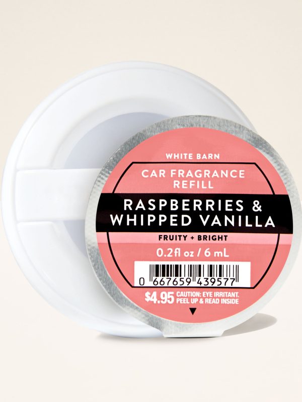 Car Fragrance Refill  Raspberries & Whipped Vanilla 0.2 fl oz / 6 ml