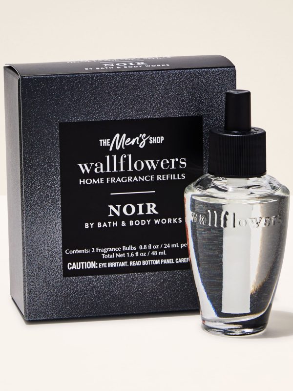 Wallflowers Refills 2-Pack  Noir 2 fragrance bulbs 0.8 fl oz / 24 ml per bulb total net 1.6 fl oz / 48 ml
