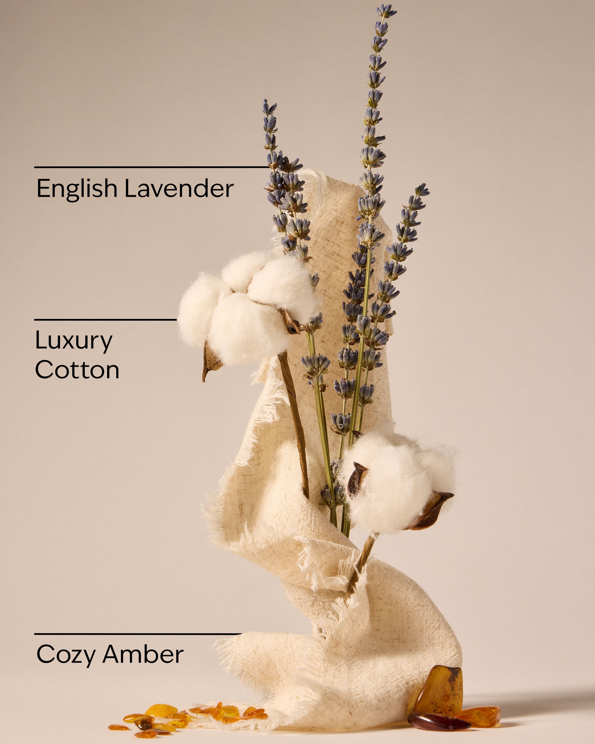 Single Wick Candle Luxe Cotton 8 oz / 227 g - Image 3