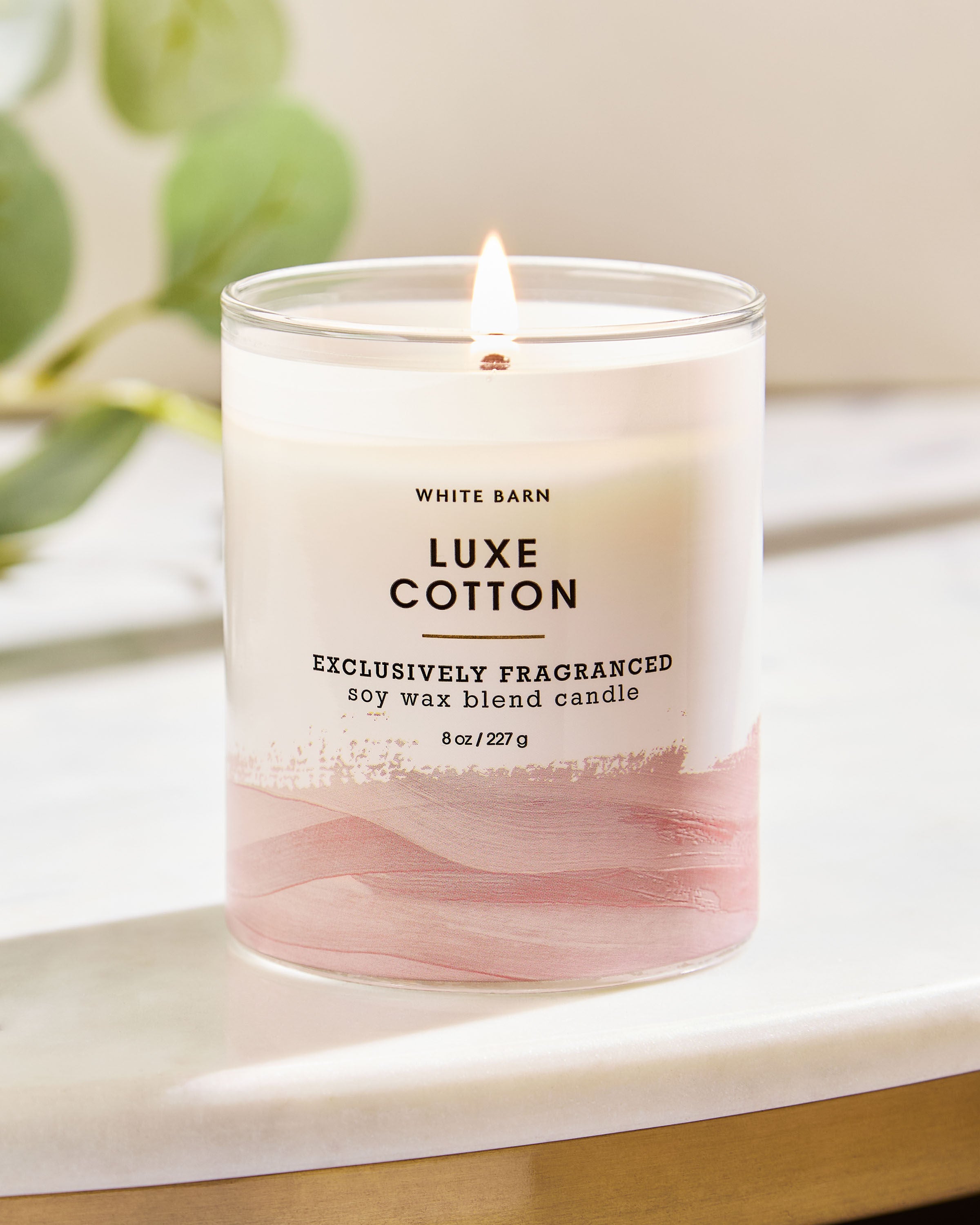 Single Wick Candle Luxe Cotton 8 oz / 227 g - Image 6