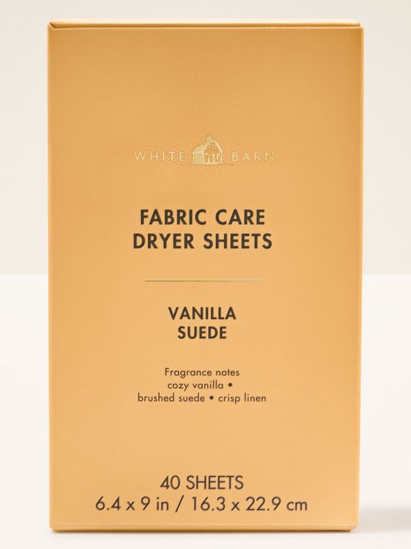 Dryer Sheets Vanilla Suede 40 sheets