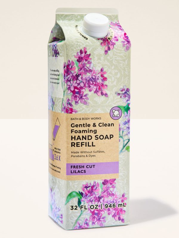 Gentle & Clean Foaming Hand Soap Refill  Fresh Cut Lilacs 32 fl oz / 946 ml