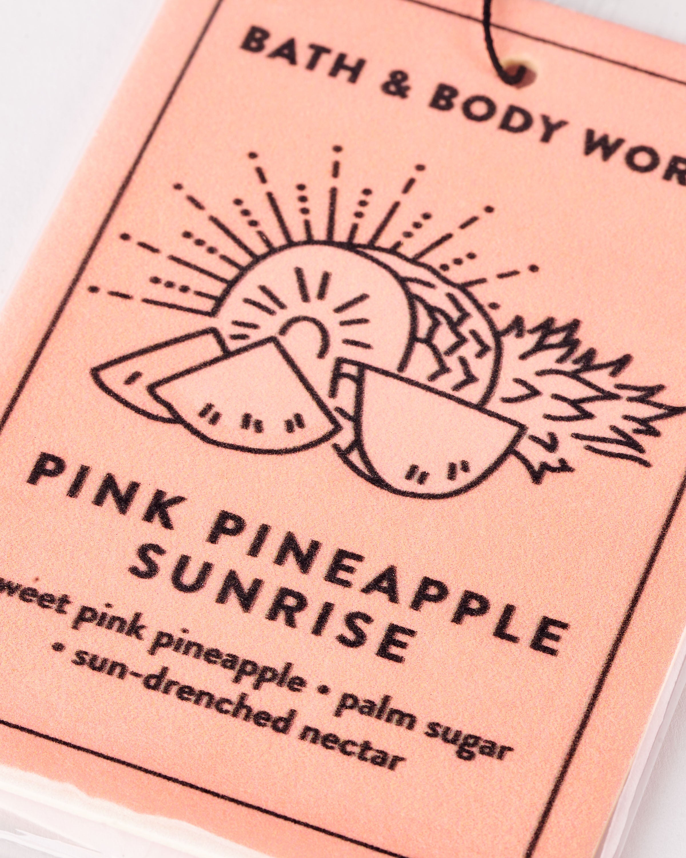Hanging Fragrance Diffuser Pink Pineapple Sunrise 2.5 g - Image 2