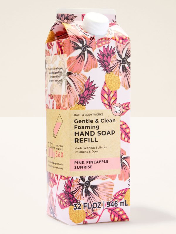 Gentle & Clean Foaming Refill  Pink Pineapple Sunrise 32 fl oz / 946 ml