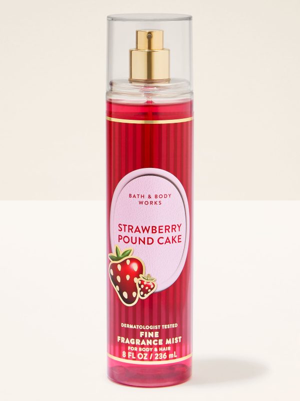 Fine Fragrance Mist  Strawberry Pound Cake 8 fl oz / 236 ml