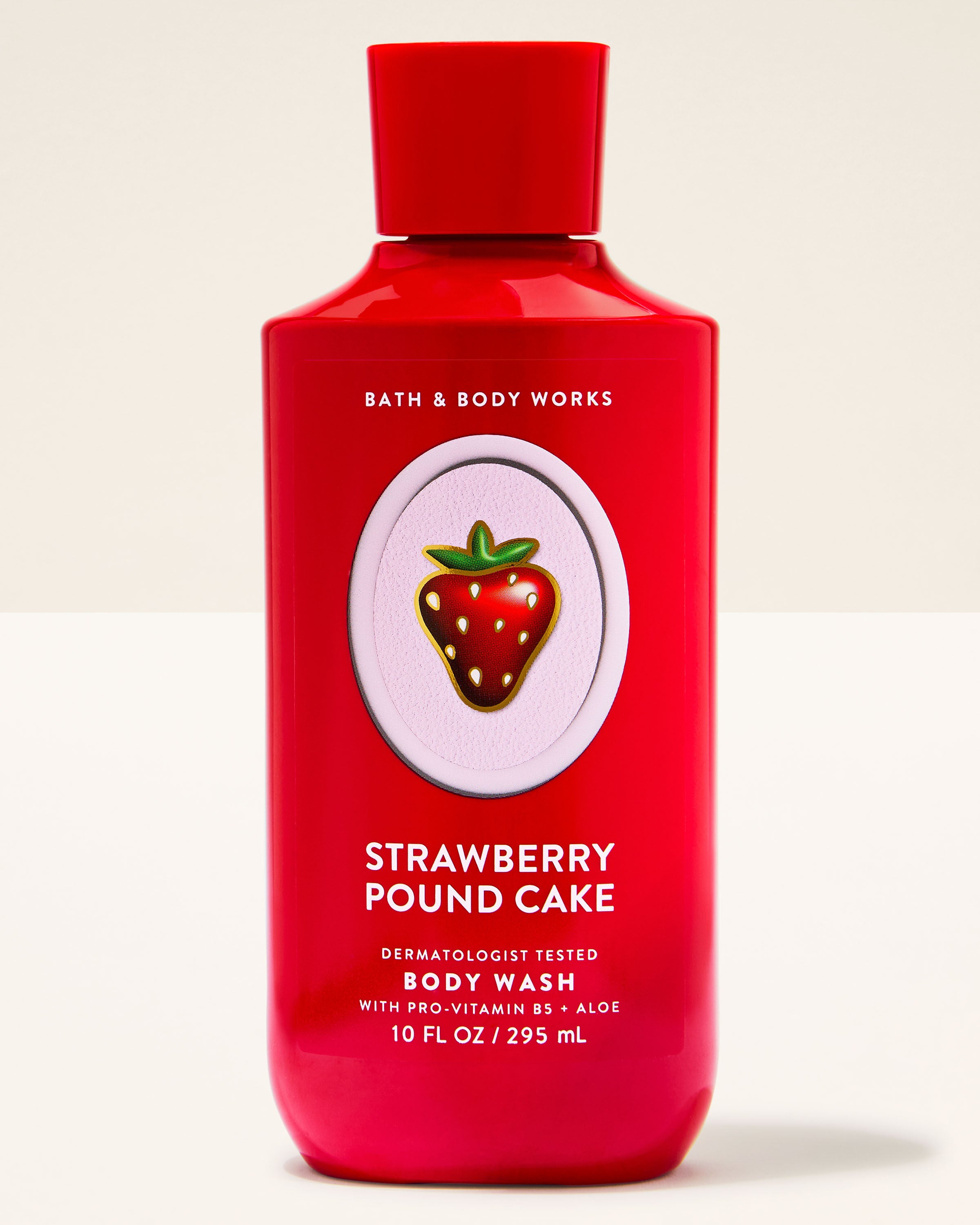 Body Wash Strawberry Pound Cake 10 fl oz / 295 ml