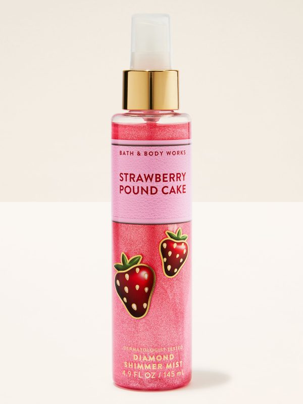 Diamond Shimmer Mist  Strawberry Pound Cake 4.9 fl oz / 145 ml